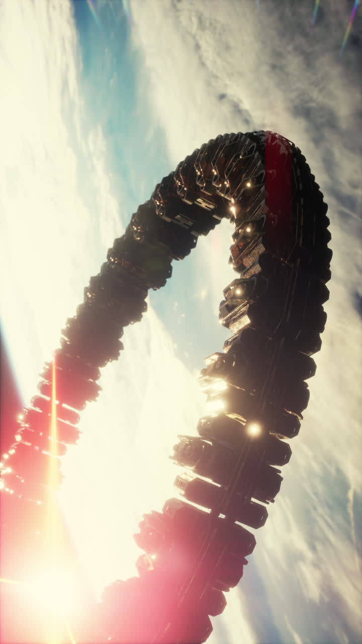 estructura espacial futurista