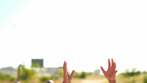 boy playing football in the ground 4k