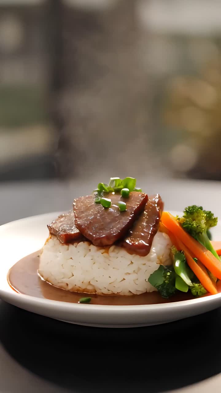 Comida china 4K