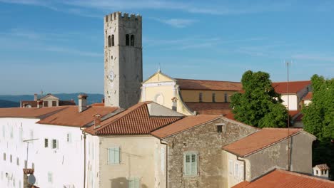 the tower of parish church of st