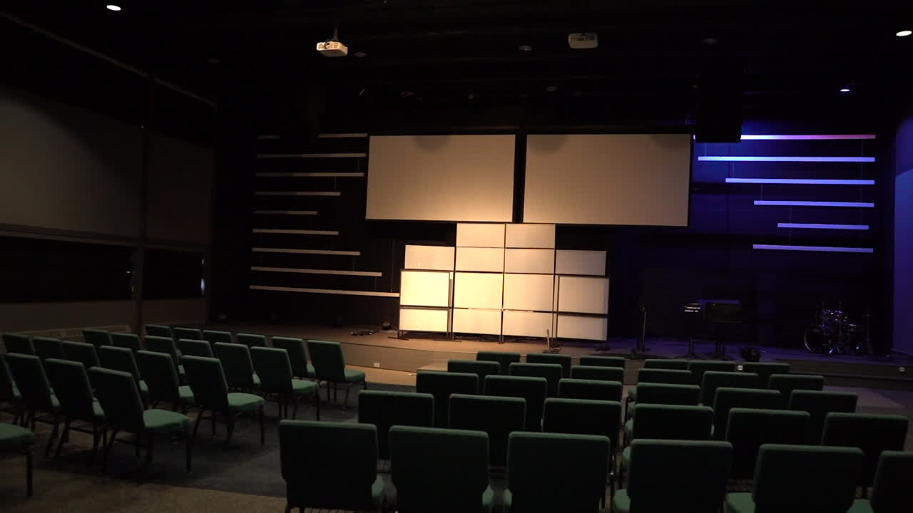 기독교 교회에서 촬영 설정