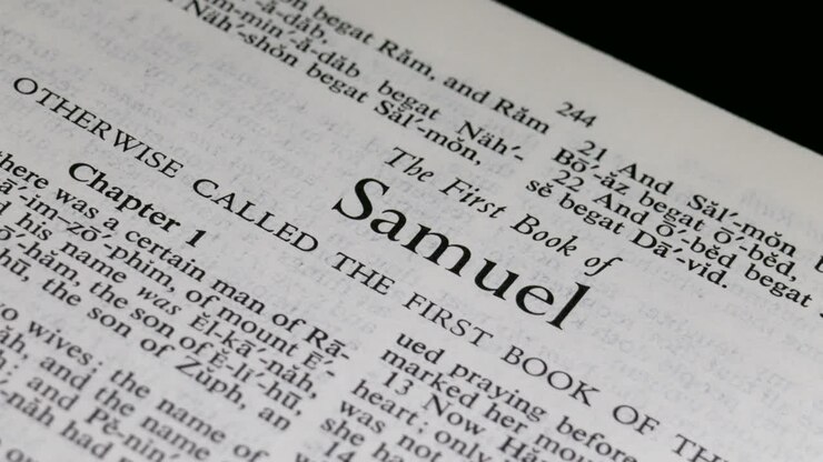 CU Bible Page Turning to the book of First Samuel