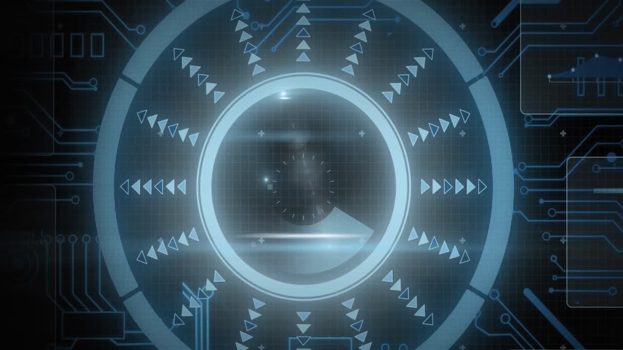 검은 바탕에 스 ⁇  스캐닝의 애니메이션