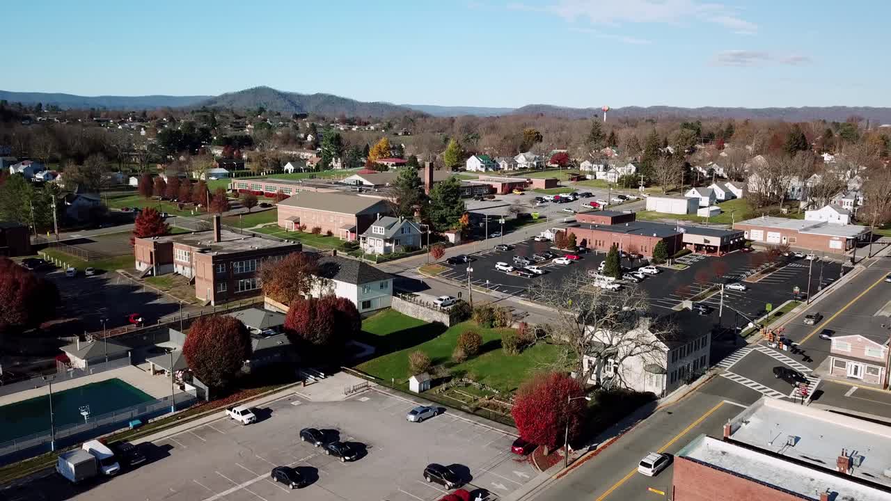 wytheville virginia, antena de wythevile va en 4k
