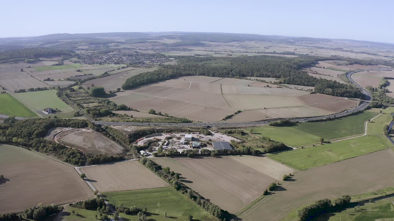 Drone Aerial Shot of Göttingen in Lower Saxony, Germany