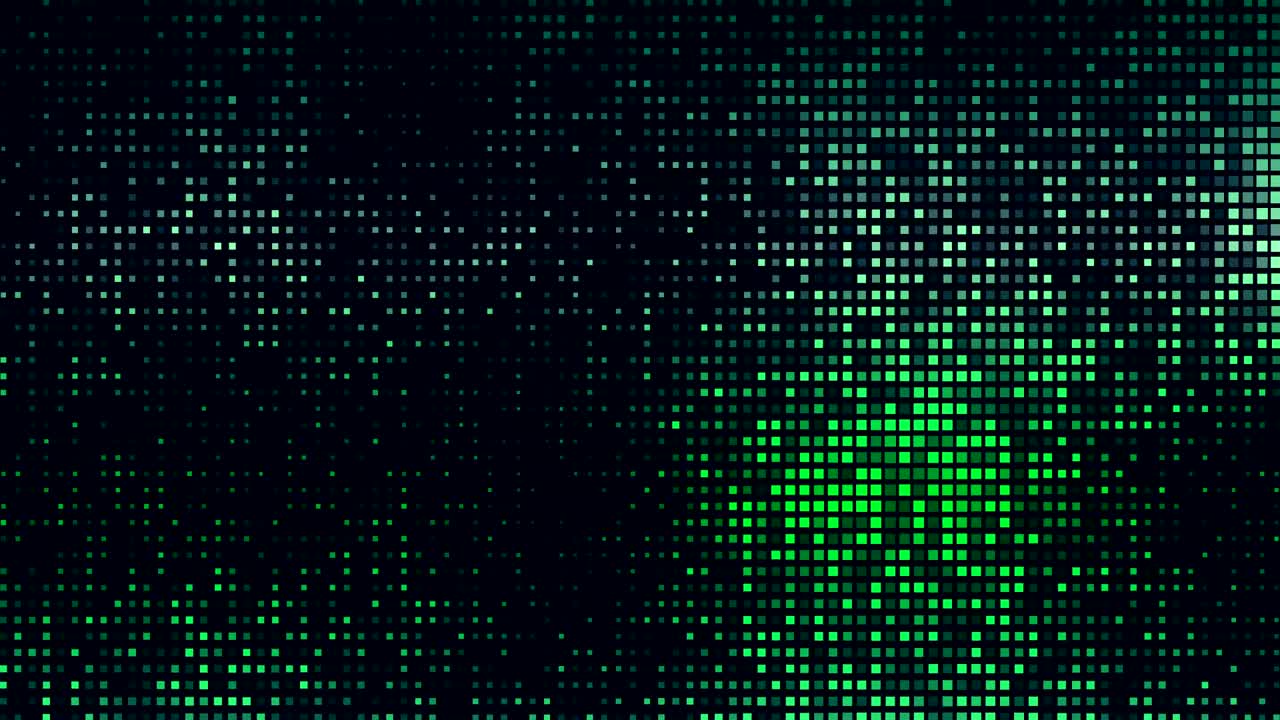 partículas digitales (en bucle) - vídeo de stock