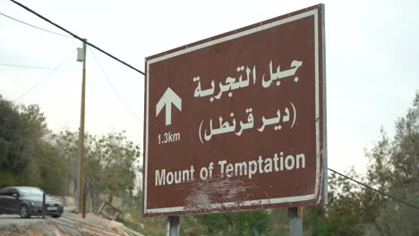 monte de la tentación montaña en israel palestina