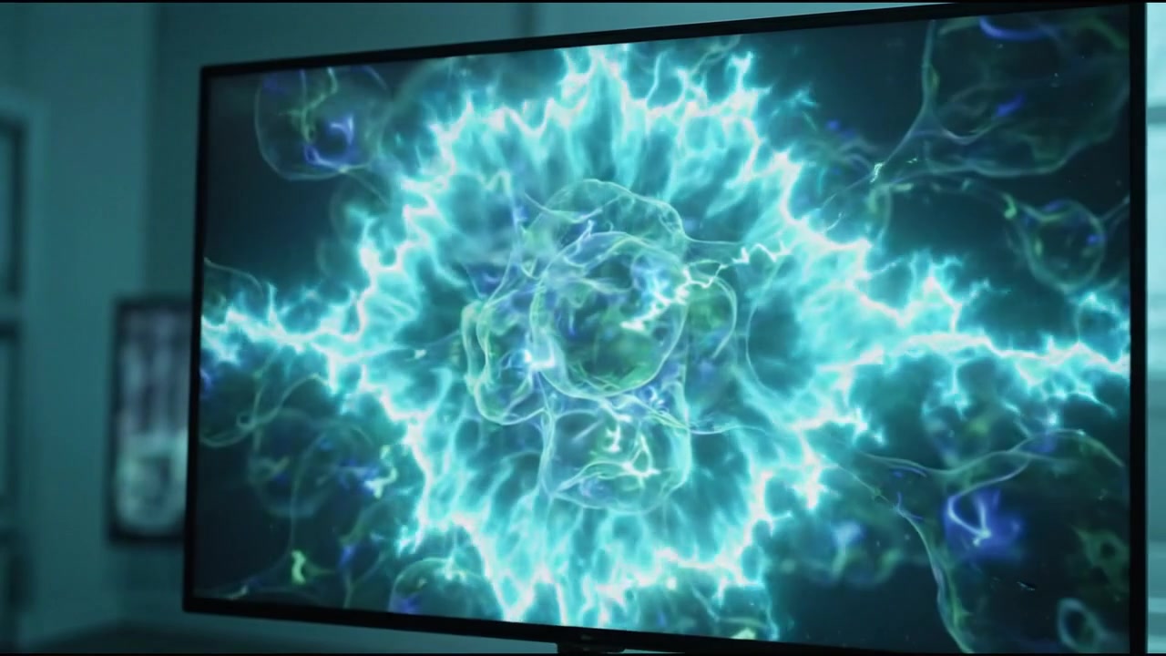 Ologramma 3D di struttura microscopica del tessuto cellulare