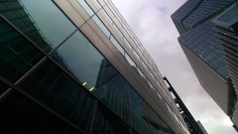 modern tall office buildings at amsterdam business district