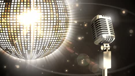 Microphone-and-disco-ball