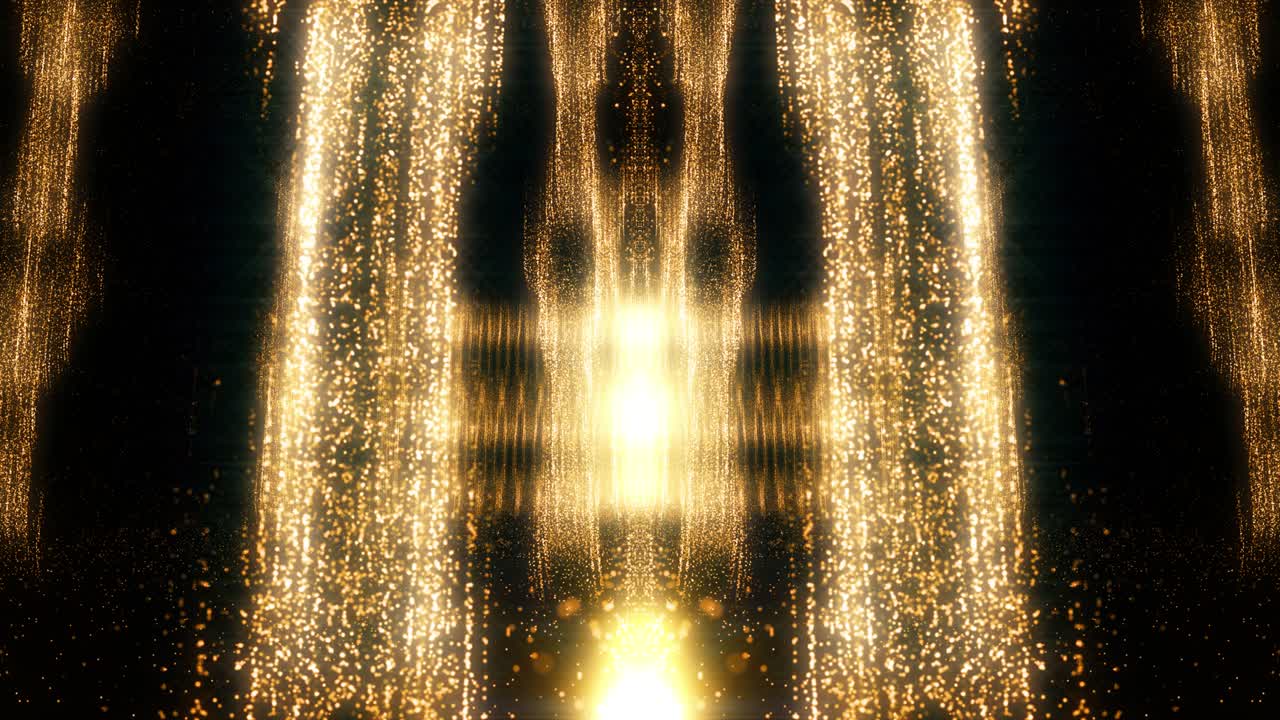 Particular Gold Particles Background