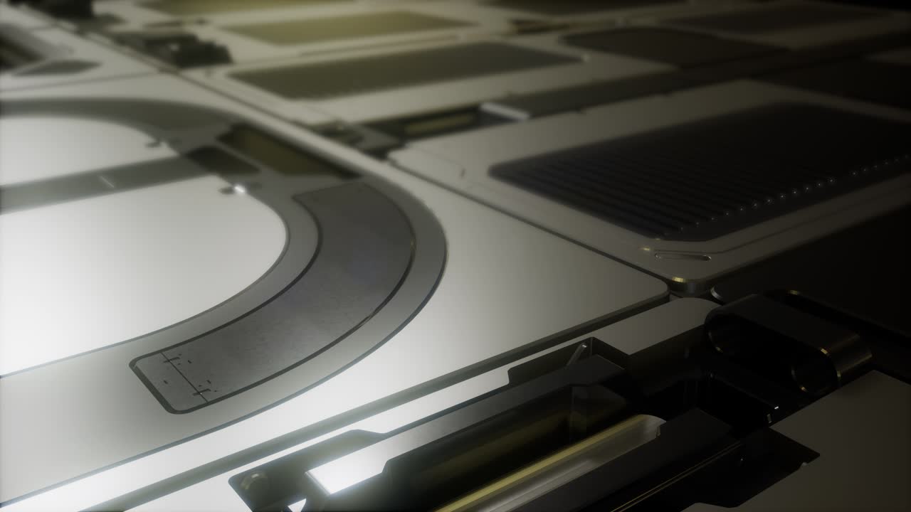 미 과학 금속 배경