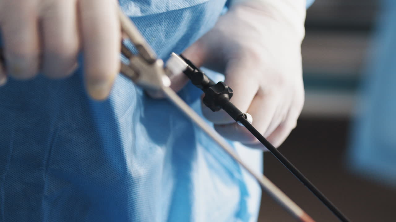 procedimiento de cirugía laparoscópica