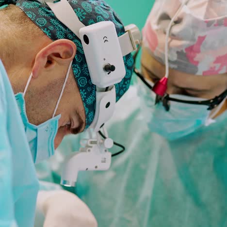 surgery team in the operating room