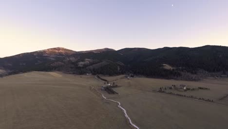 drone fly's closer to a rural montana home