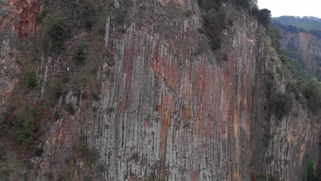 Aerial-Turkey---80-million-year-old-lava-columns-on-the-coast-of-Güzelcehisar-in-the-Black-Sea-province-of-Bartın