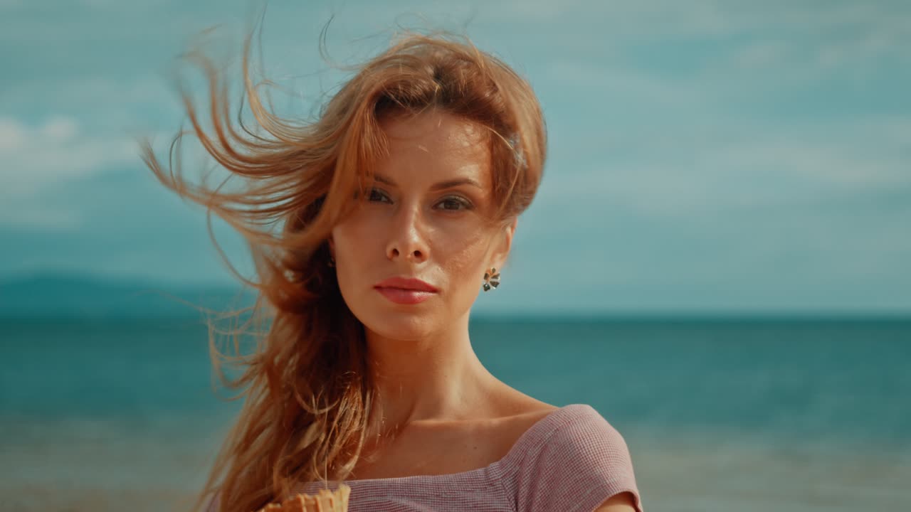 Woman on the beach