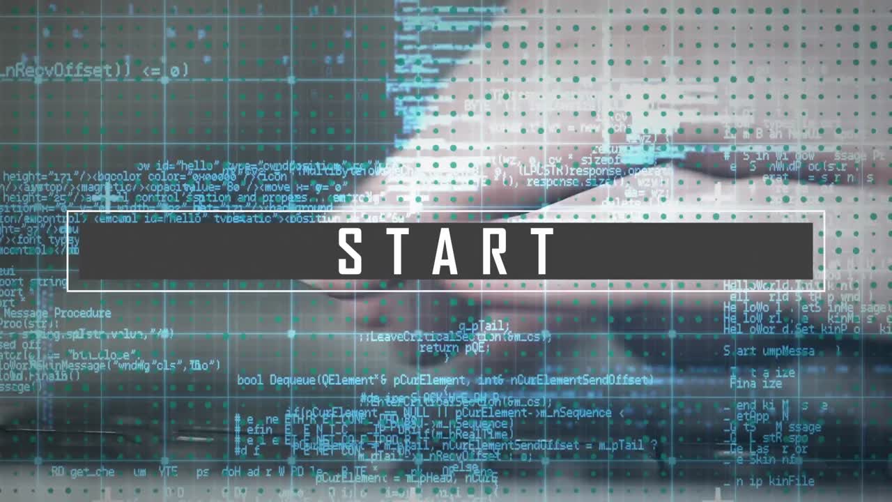 comenzar el texto con el procesamiento de datos contra la persona que escribe en el teclado