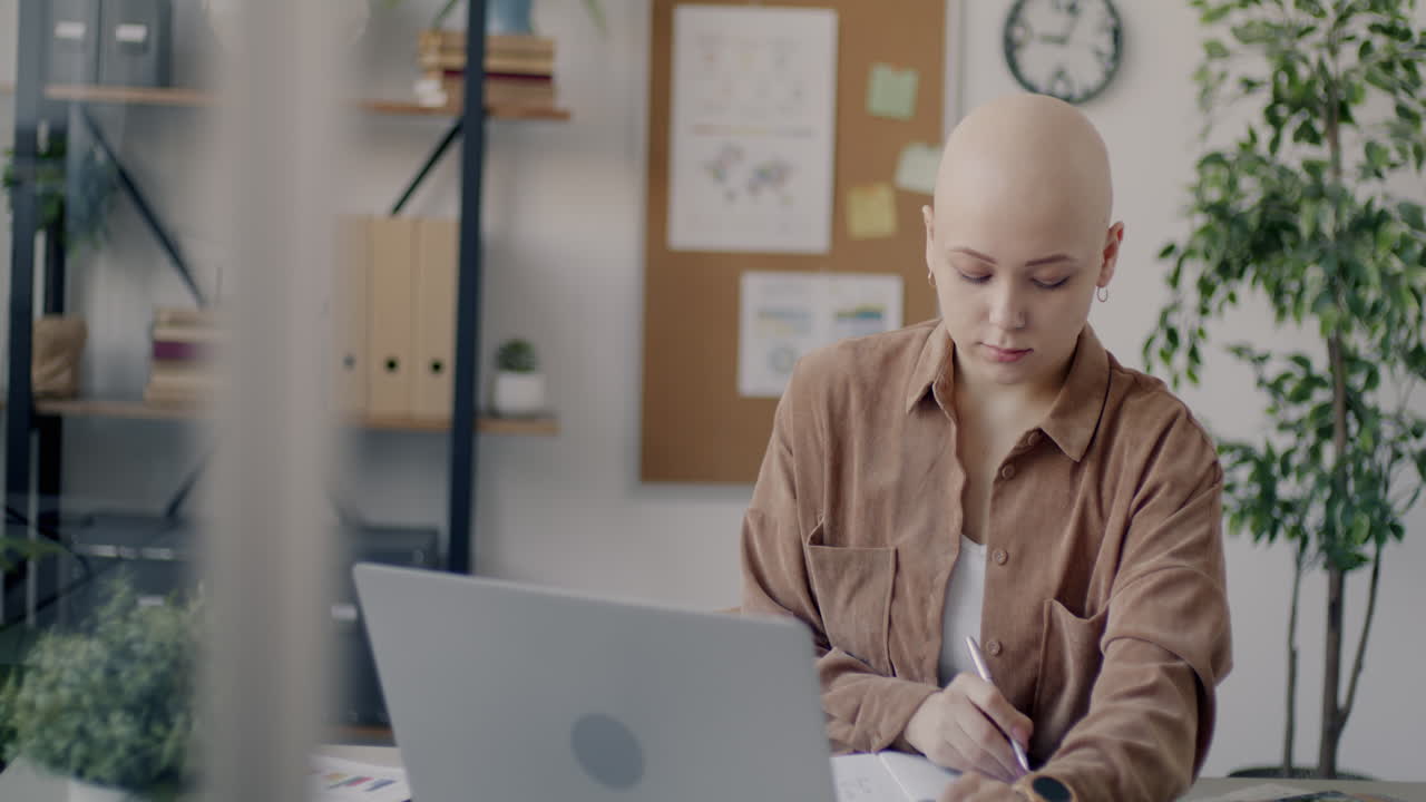 Woman Working From Home
