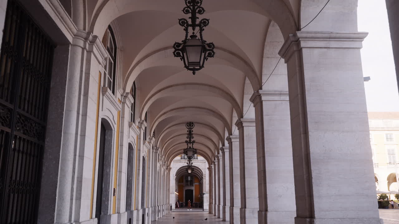 Arched Walkway in Lisbon