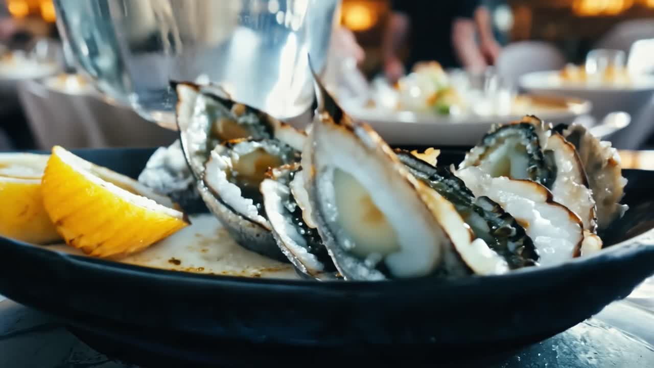 Oysters with Lemon