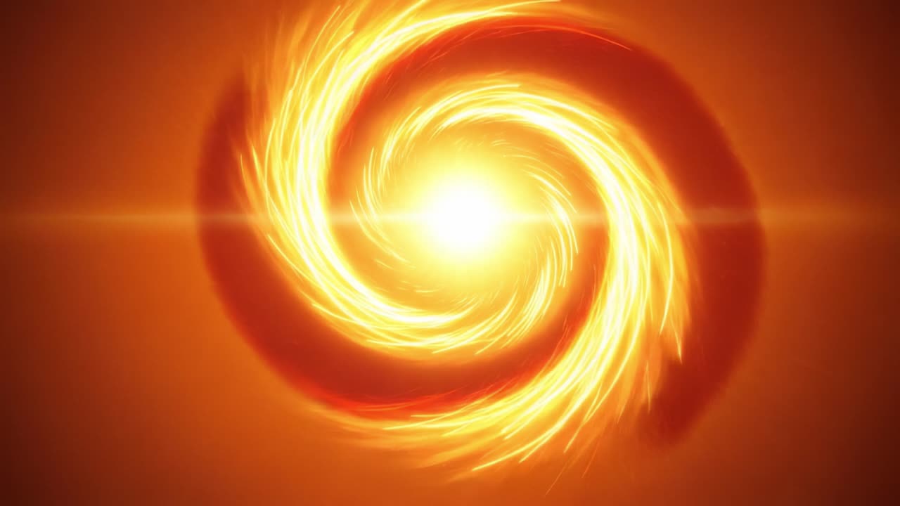 A Dynamic Swirling Energy Force Emanating Radiance, Depicting a Vortex of Light and Motion Captured in Stunning Detail Within a Warm Color Spectrum