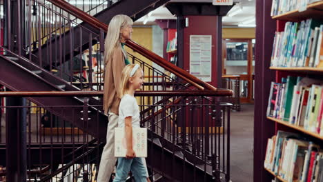 library scene with people