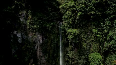 Surgiendo-De-La-Densa-Selva-Tropical-De-Filipinas,-Revelando-La-Cascada-Katibawasan