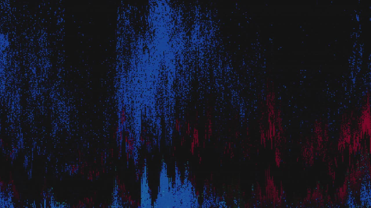 diseño único abstracto pixel digital ruido error de fallo daño de video