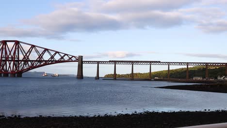 iconic bridge spanning the firth of forth