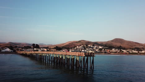 quiet pier during a peacful sunset