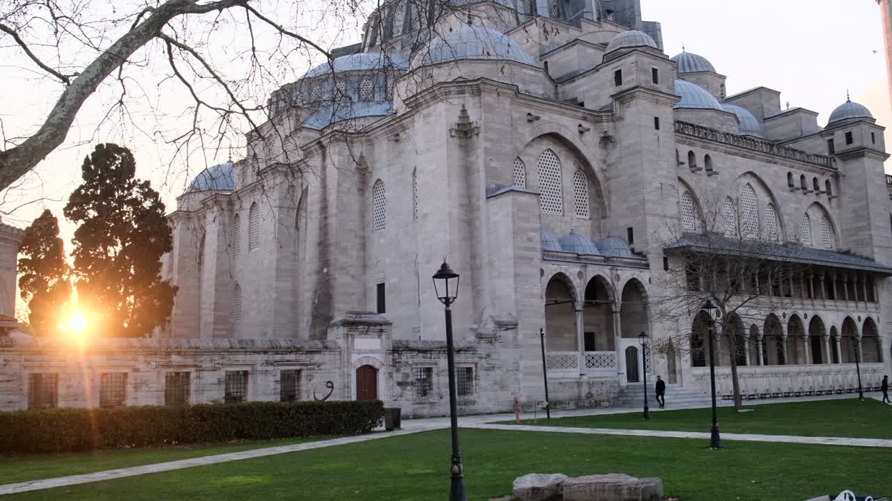 술탄 아흐메트 모스크의 파노라마 비디오