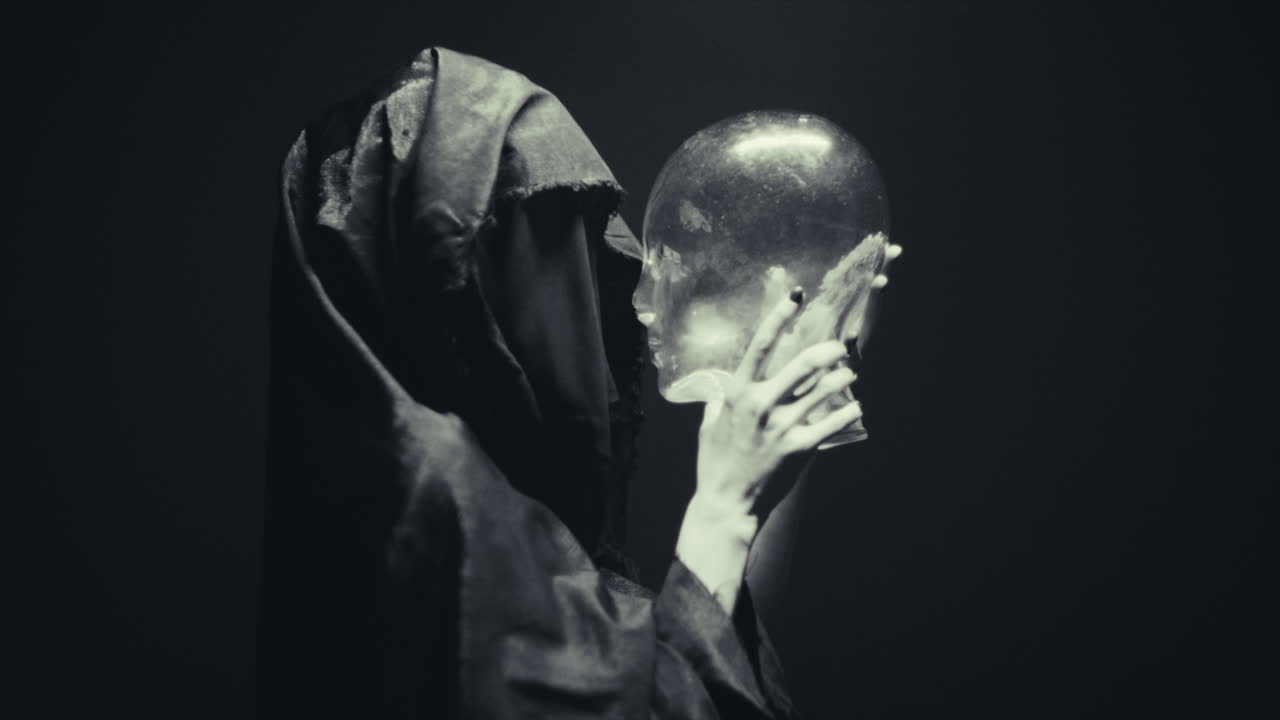 Mysterious Figure with Glass Head