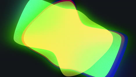 multicolour 4k looping gradient background with subtle movement and dark background. funky blob shapes bouncing and flowing.