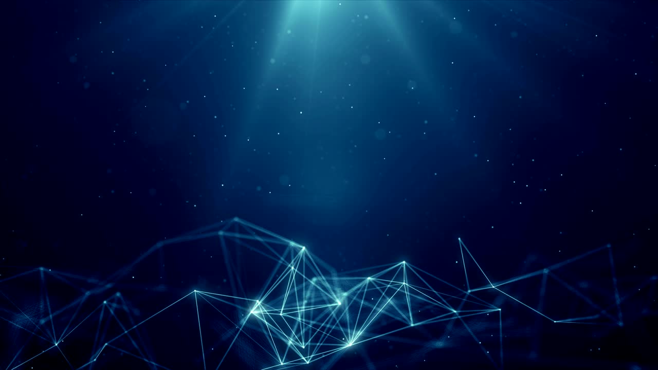 Plexus abstract network titles technology science background loop