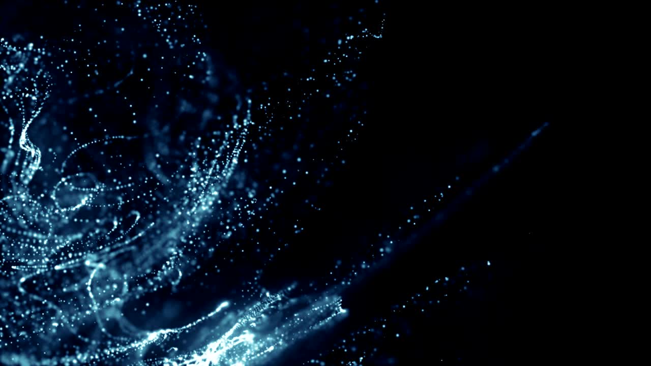 Particles dust abstract light bokeh motion titles cinematic background loop