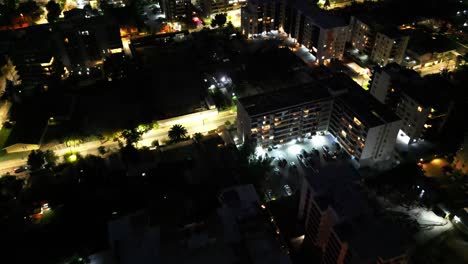 buildings-drone-view-of-the-commune-of-Florida,-country-of-Chile