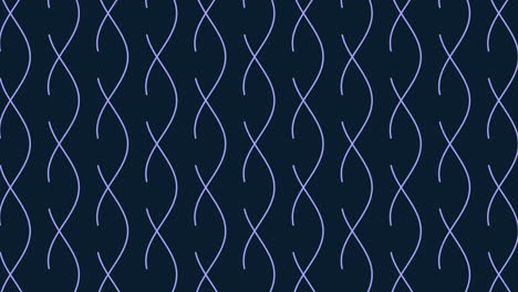 Dynamic waves abstract blue and green pattern with curved lines on dark background