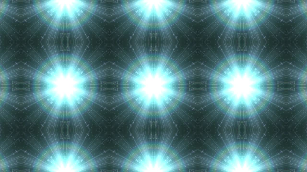 Ultra Music Festival Kaleidoscope box background Hypnotic box stage visual loop wall colorful motion background Disco spectrum light concert spot bulb Abstract box multicolored motion graphic box wall