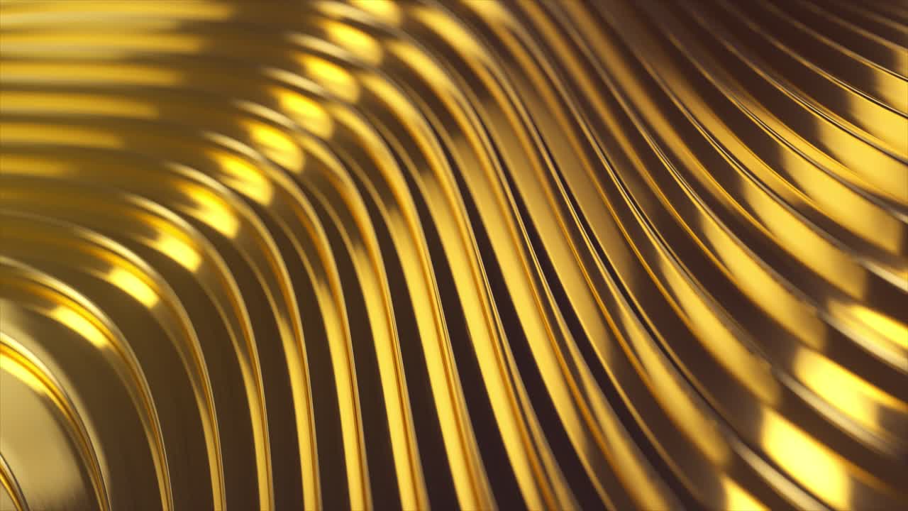 Curve d'oro astratte