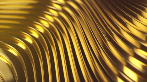 abstract gold curves