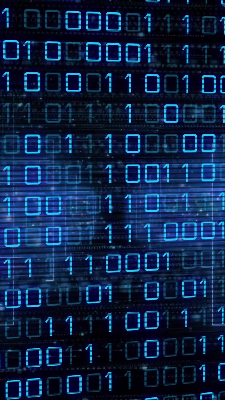 Animation of data processing over screens