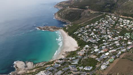 flying towards llandudno beach