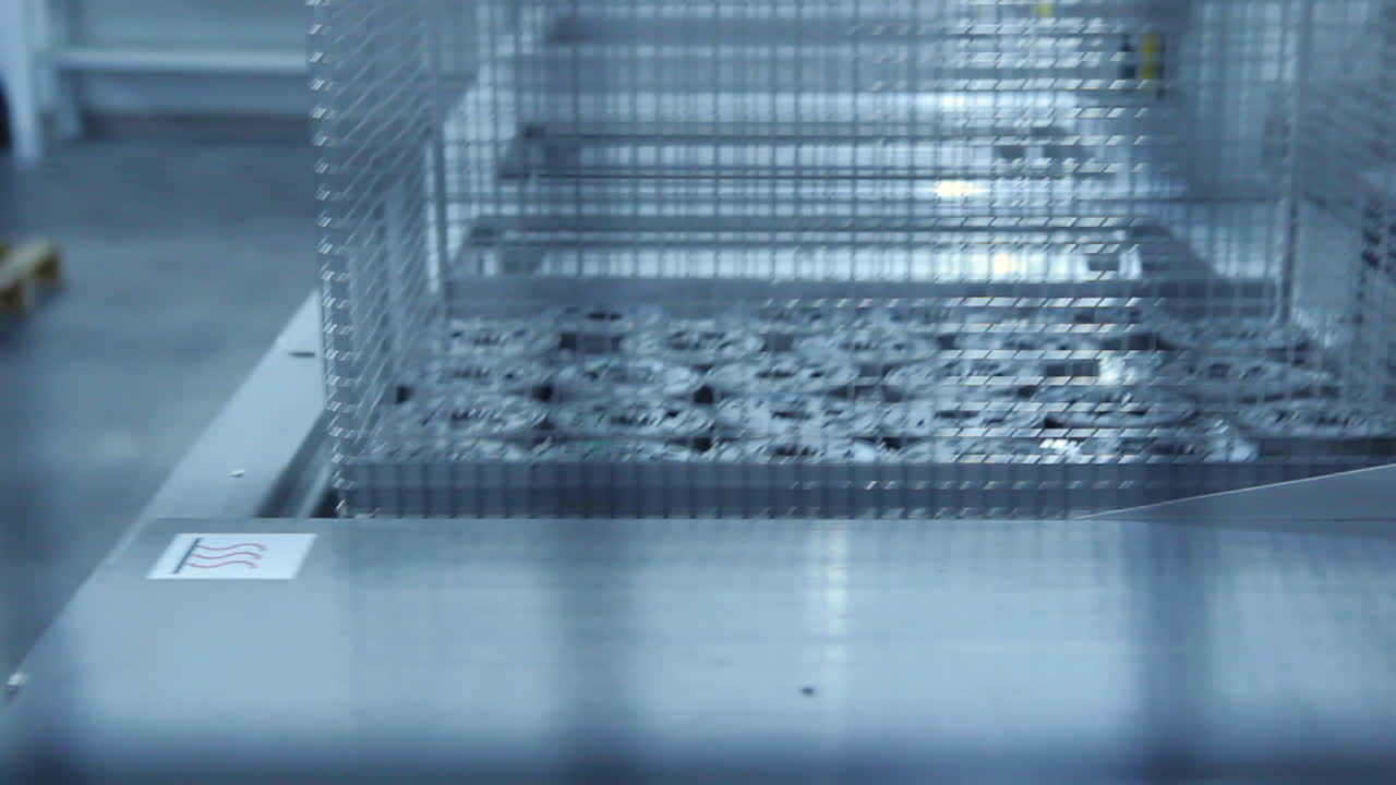 현대 공장에서의 현대 산업 장비. 현대 공장에 대한 기술 장비