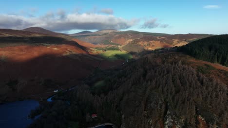 lough dan, wicklow, irlanda