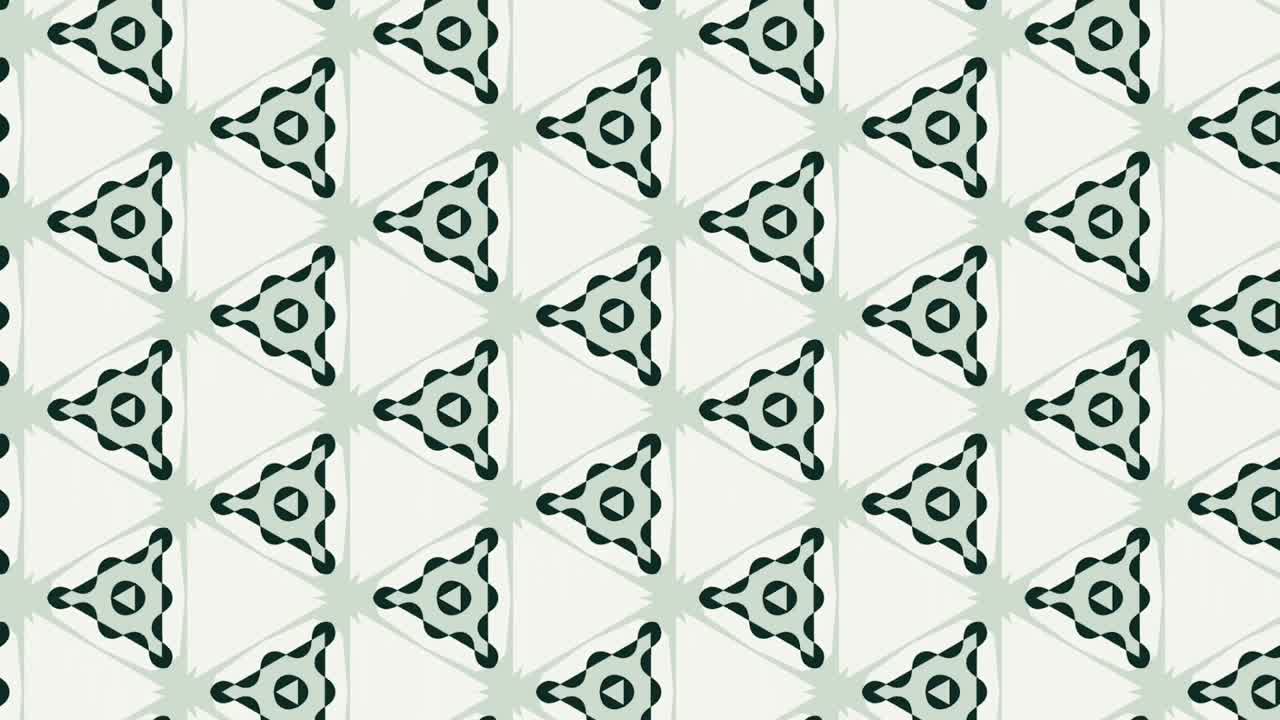 hermosos azulejos blancos con diseños de ruedas de estrellas isotoxales - animación