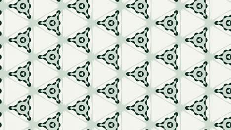 Beautiful-white-tiles-with-isotoxal-star-wheel-designs---animation