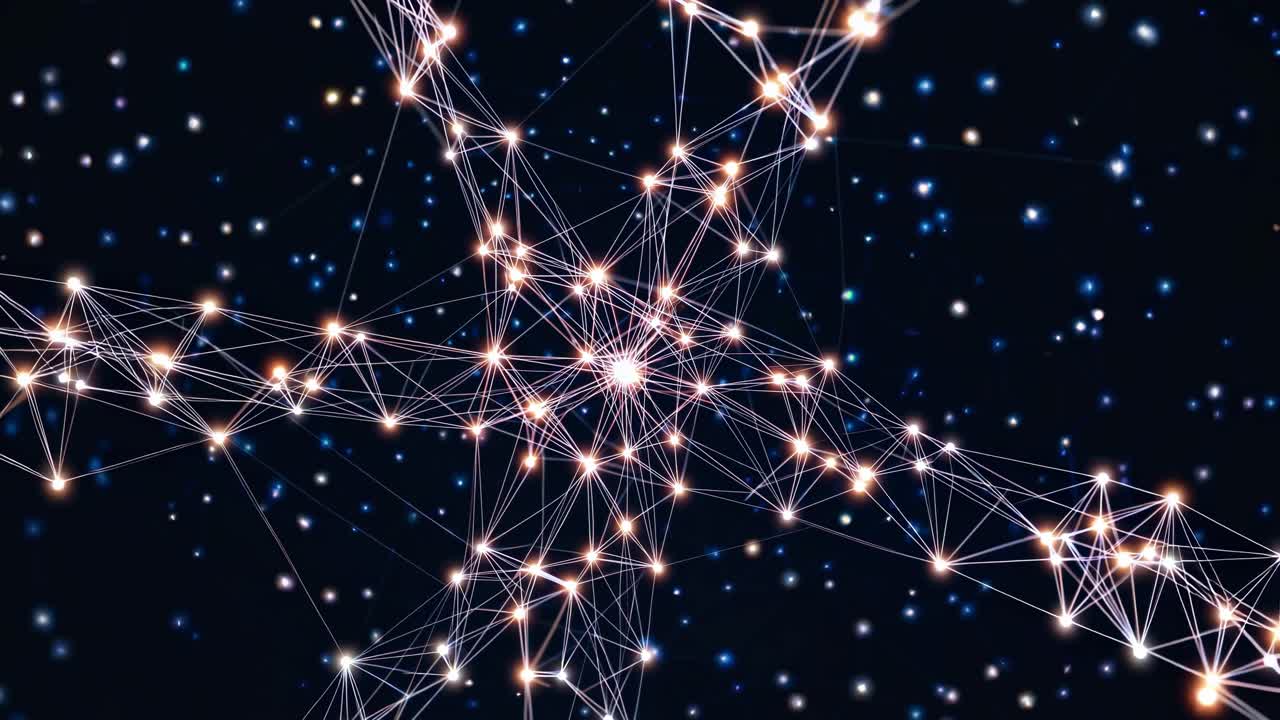 patrón de red abstracto