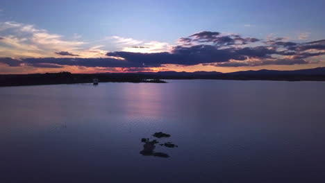 drone footage on the dam