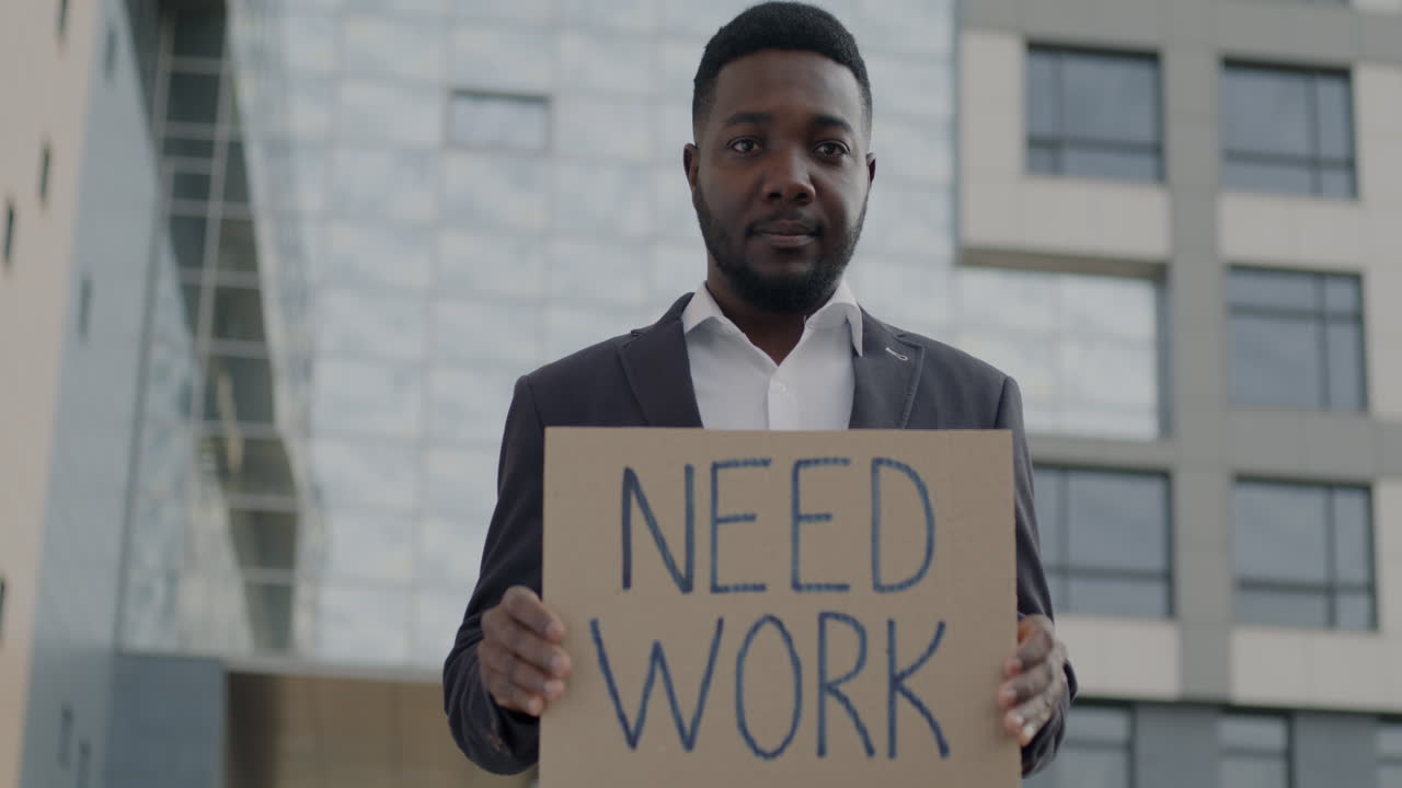 Jobless Man Seeking Employment